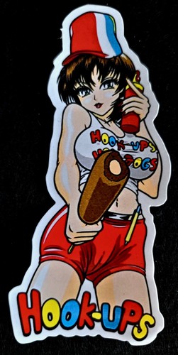 Hook ups sticker vintage - hook,
