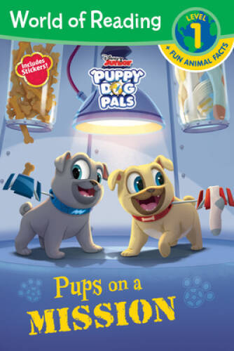 World reading puppy dog - reading:,