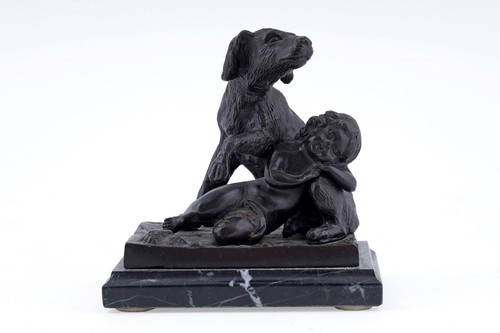 Antique bronze figure - bronze, of