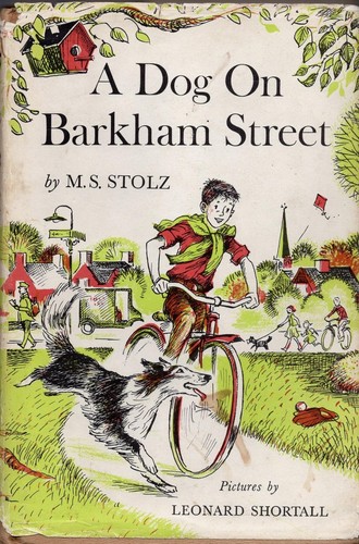 Dog barkham street - street,