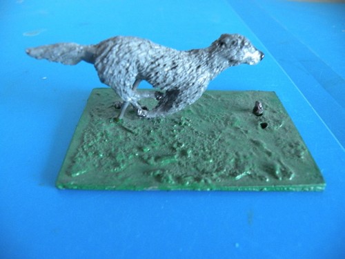 Hound dog chasing fox - ,
