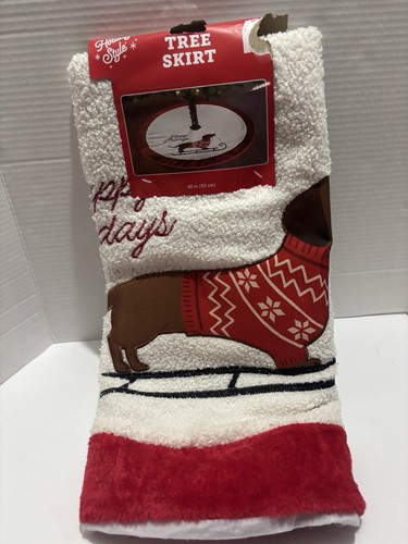 Holiday style tree skirt - 40",