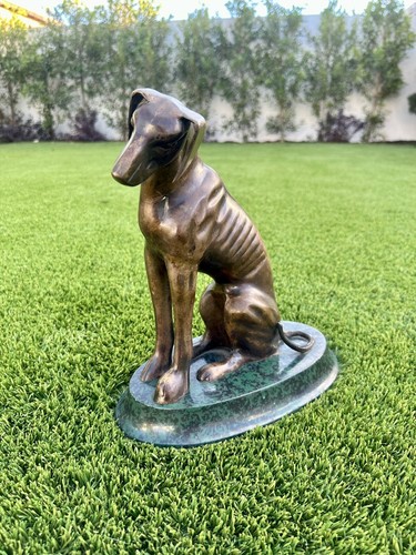 Statuette bronze dog a - bronze, on