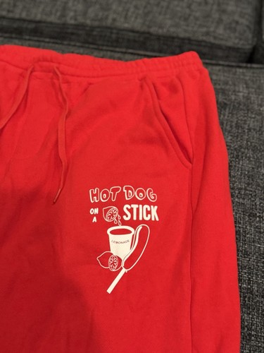 Hot dog stick red - hot,